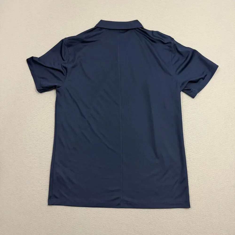 Nike Dri-FIT Michigan Recreational Sports Polo Shirt Medium Wolverines Blue NWOT